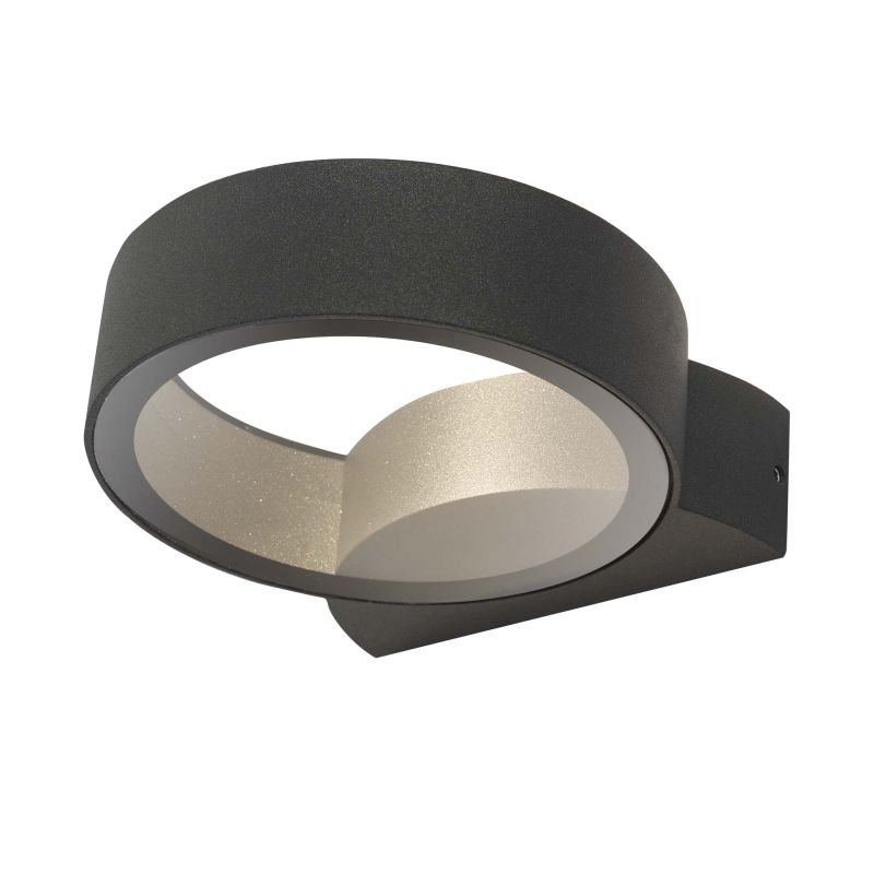 Dar-REO3239 - Reon - Outdoor LED Round Anthracite Wall Lamp