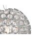 Ceiling Lights - Serafina - Brushed Chrome Tubes Small 1 Light Pendant Dar-SER0150 - Serafina - Brushed Chrome Tubes Small 1 Light Pendant