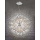Ceiling Lights - Serafina - Brushed Chrome Tubes Large 6 Light Pendant Dar-SER8650 - Serafina - Brushed Chrome Tubes Large 6 Light Pendant