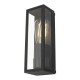 Dar-TAR1639 - Taryn - Outdoor Anthracite with Clear Glass Wall Lamp