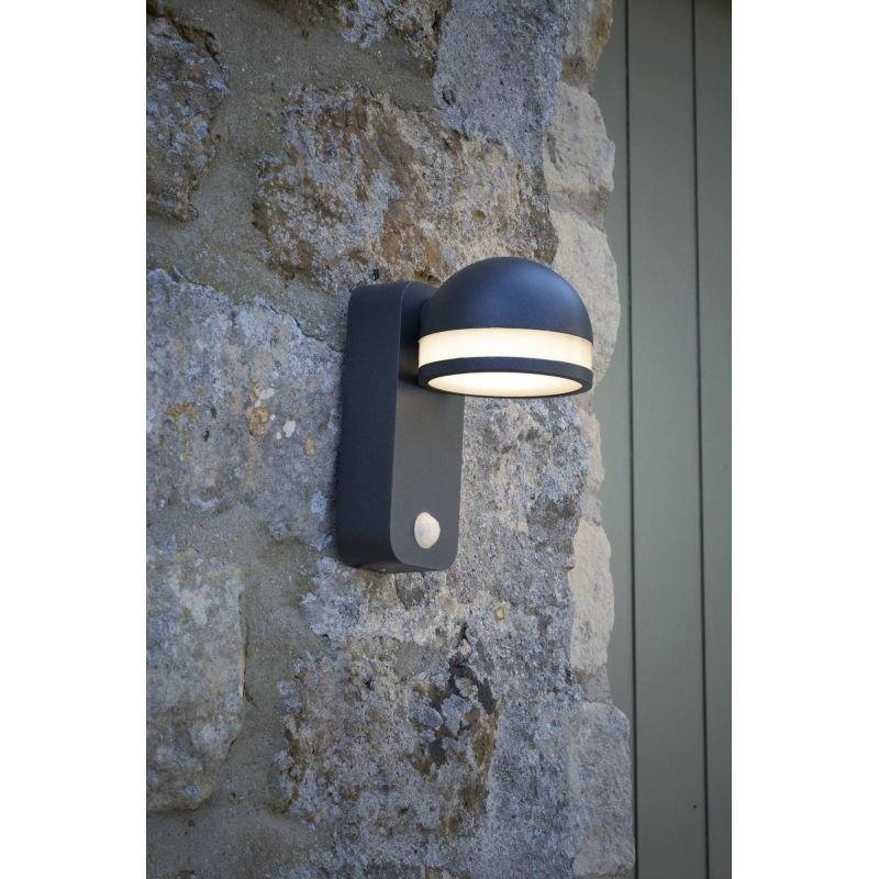 Dar-TIE1539 - Tien - LED Anthracite with Sensor Adjustable Wall Lamp