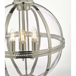 Vanessa - Polished Nickel 5 Light Lantern Pendant Vanessa - Polished Nickel 5 Light Lantern Pendant