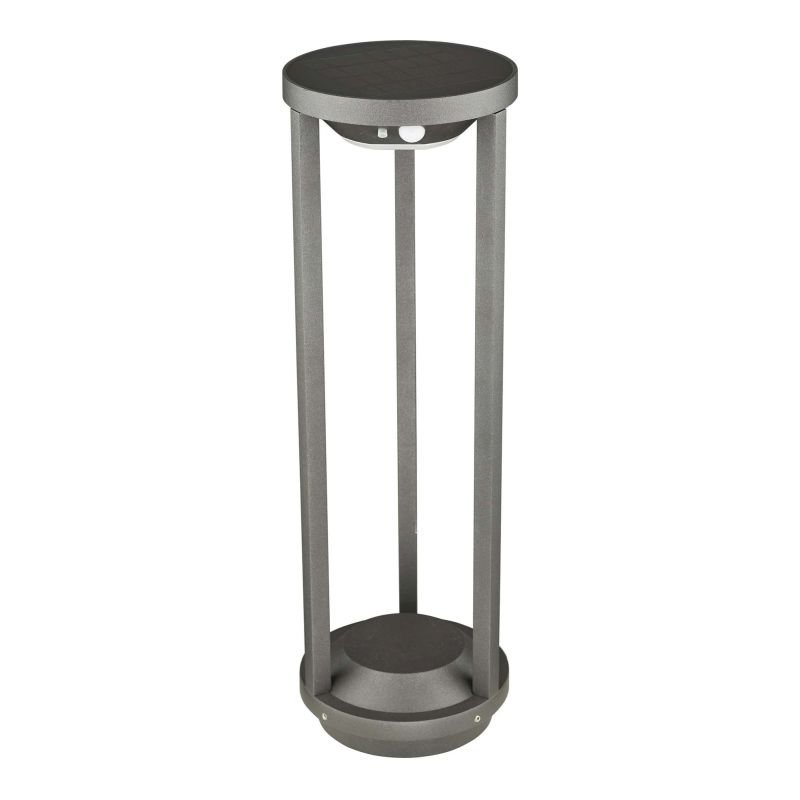 Outdoor - Vox - LED Anthracite Solar with Sensor Post Dar-VOX4539 - Vox - LED Anthracite Solar with Sensor Post
