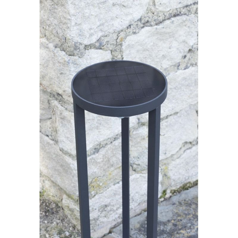 Outdoor - Vox - LED Anthracite Solar with Sensor Post Dar-VOX4539 - Vox - LED Anthracite Solar with Sensor Post