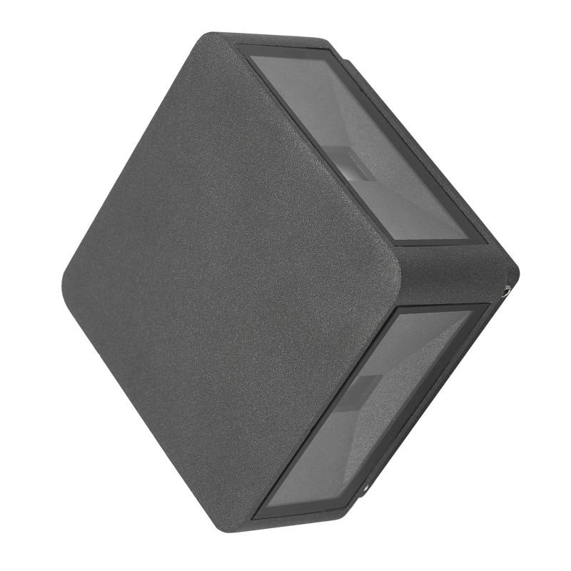 Dar-WEI2139 - Weiss - LED Outdoor Square Anthracite Wall lamp