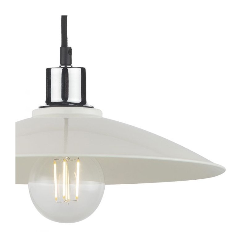 Accessories - Yifat - Ivory Gloss Metal Shade for Hanging Pendant Dar-YIF6515 - Yifat - Ivory Gloss Metal Shade for Hanging Pendant