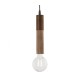 Ceiling Lights - Ziva - Handmade Gold & Wood Single Hanging Pendant Dar-ZIV0135 - Ziva - Handmade Gold & Wood Single Hanging Pendant