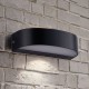 Cork Lighting-EL1705/BL - Simon - Black & White LED Wall Light