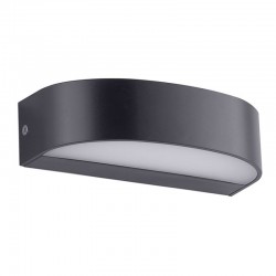 Simon - Dark Grey & White LED Wall Light Simon - Dark Grey & White LED Wall Light