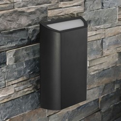 Simon - Black Up & Down LED Wall Lamp