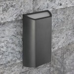 Simon - Dark Grey Up & Down LED Wall Lamp