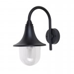 Outdoor - Black Wall Lamp with Clear Diffuser