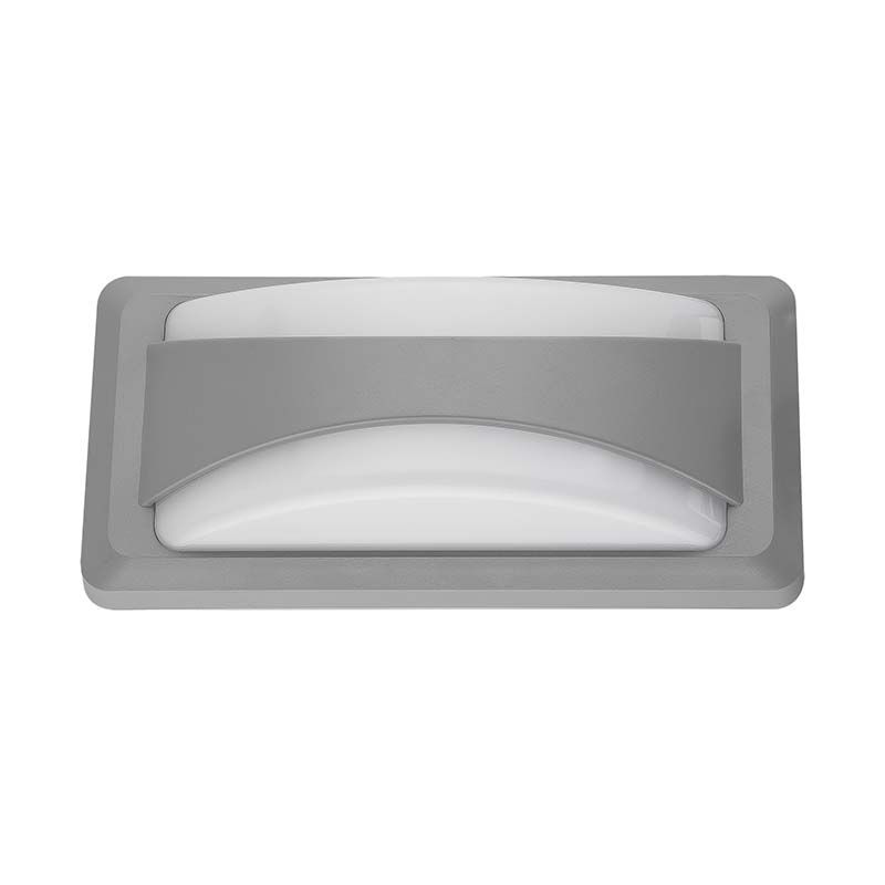 Cork Lighting-EL2311/GRY - Paloma - Grey & White LED Bulkhead Light