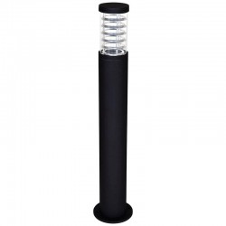 Alta - Black Bollard with Clear Diffuser Alta - Black Bollard with Clear Diffuser