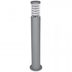Alta - Grey Bollard with Clear Diffuser Alta - Grey Bollard with Clear Diffuser