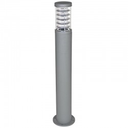 Alta - Grey Bollard with Clear Diffuser