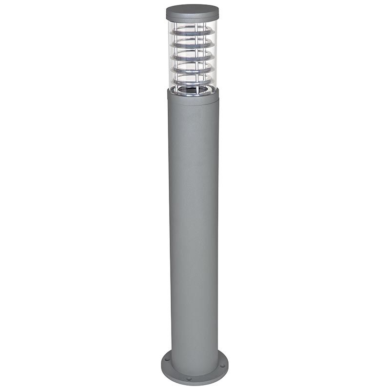 Cork Lighting-EL251M/GRY - Alta - Grey Bollard with Clear Diffuser