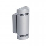 Alta - Grey Up & Down Wall Lamp with Clear Diffuser Alta - Grey Up & Down Wall Lamp with Clear Diffuser