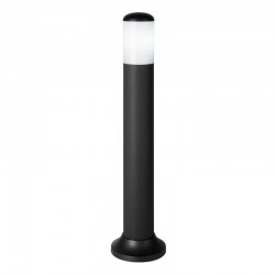 Davis - Black Bollard with White Diffuser Davis - Black Bollard with White Diffuser