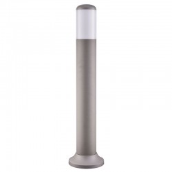 Davis - Grey Bollard with White Diffuser Davis - Grey Bollard with White Diffuser
