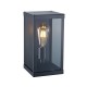 Cork Lighting-ELATLAN/BL - Atlantic - Matt Black Lantern Wall Lamp