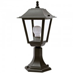 Thiago - Black Small Lantern Post Thiago - Black Small Lantern Post