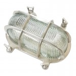 Span - Satin Nickel Bulkhead Light Span - Satin Nickel Bulkhead Light