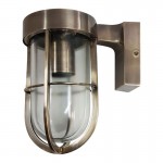 Span - Antique Brass Wall Lamp with Clear Glass Span - Antique Brass Wall Lamp with Clear Glass