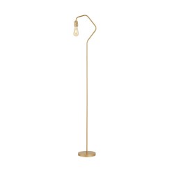 Venus - Satin Brass Floor Lamp