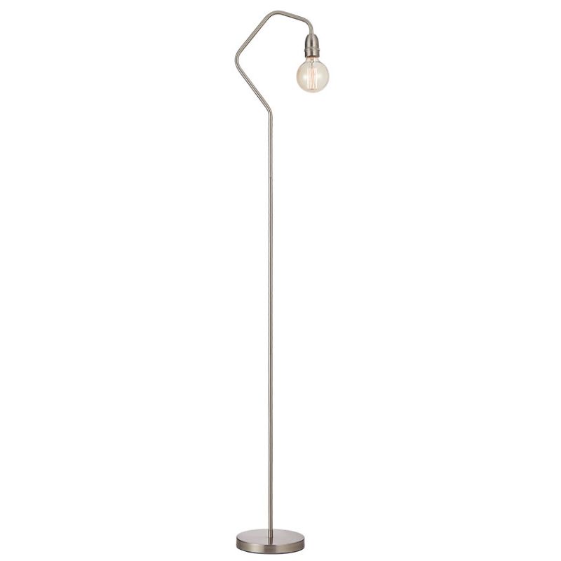 Cork Lighting-FL1966/SN - Venus - Satin Nickel Floor Lamp