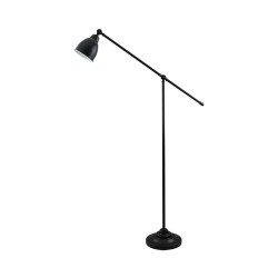 Angle - Matt Black Floor Lamp