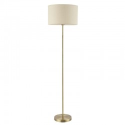 Ashley - Antique Brass Floor Lamp with Oatmeal Shade Ashley - Antique Brass Floor Lamp with Oatmeal Shade