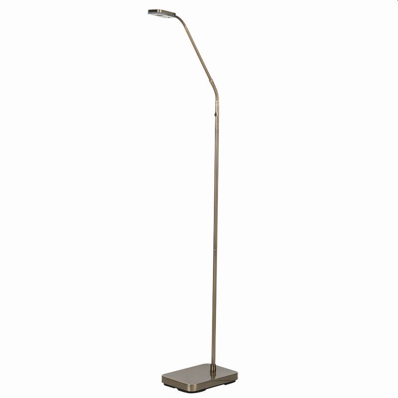 Cork Lighting-FL2193/ANT - Naru - Antique Brass LED Floor Lamp