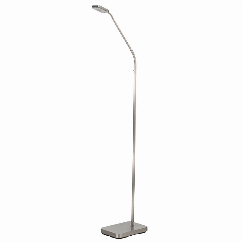 Cork Lighting-FL2193/SN - Naru - Satin Nickel LED Floor Lamp