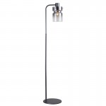 Camden - Grey Floor Lamp with Ombre Smoked Glass Camden - Grey Floor Lamp with Ombre Smoked Glass