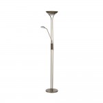 Monah - Antique Brass Mother & Child LED Floor Lamp