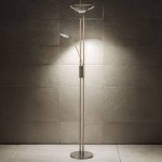 Monah - Antique Brass Mother & Child LED Floor Lamp