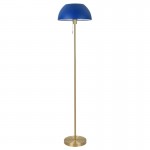 Bella - Brass Floor Lamp with Blue Shade Bella - Brass Floor Lamp with Blue Shade