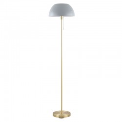 Bella - Brass Floor Lamp with Grey Shade Bella - Brass Floor Lamp with Grey Shade
