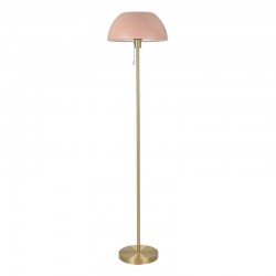 Bella - Brass Floor Lamp with Pink Shade Bella - Brass Floor Lamp with Pink Shade