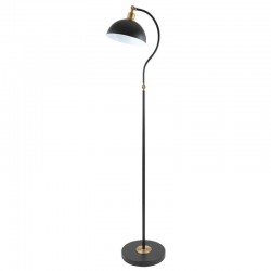 Swan - Black & Satin Brass Floor Lamp Swan - Black & Satin Brass Floor Lamp