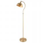 Swan - Satin Brass Floor Lamp Swan - Satin Brass Floor Lamp
