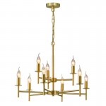 Passo - Painted Gold 9 Light Centre Fitting Passo - Painted Gold 9 Light Centre Fitting