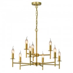 Passo - Painted Gold 9 Light Centre Fitting Passo - Painted Gold 9 Light Centre Fitting