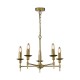 Cork Lighting-LF2415/5MB - Aradena - Matt Brass 5 Light Centre Fitting