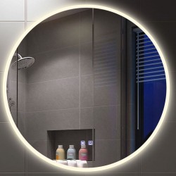 Empoli - LED Bathroom Circular Mirror - Defogging Function 80 cm Empoli - LED Bathroom Circular Mirror - Defogging Function 80 cm
