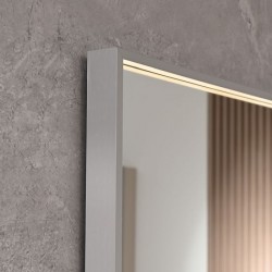 Fabro - Silver LED Mirror - Defogging Function 80 x 60cm Fabro - Silver LED Mirror - Defogging Function 80 x 60cm