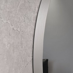 Fabro - Circular Silver LED Mirror - Defogging Function 60 cm Fabro - Circular Silver LED Mirror - Defogging Function 60 cm