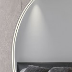 Fabro - Circular Silver LED Mirror - Defogging Function 80 cm Fabro - Circular Silver LED Mirror - Defogging Function 80 cm