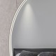 Cork Lighting-MIR46780/SIL - Fabro - Circular Silver LED Mirror - Defogging Function 80 cm